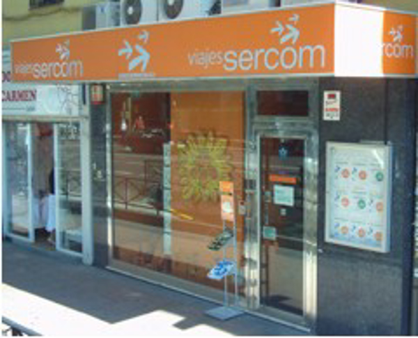 Viajes Sercom, Agencias de viajes