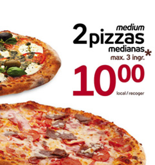 Las franquicias Pronto Pizza comienzan el año con nuevas promociones