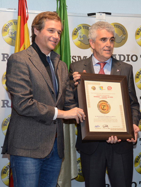Francisco Correa García, agente de la franquicia Re/Max fusión, premio Laurel de Oro Radio Turismo Boadilla 2015