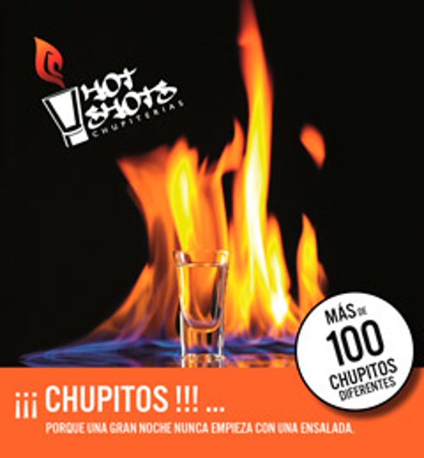 Franquicia Chupiterías Hot  Shots