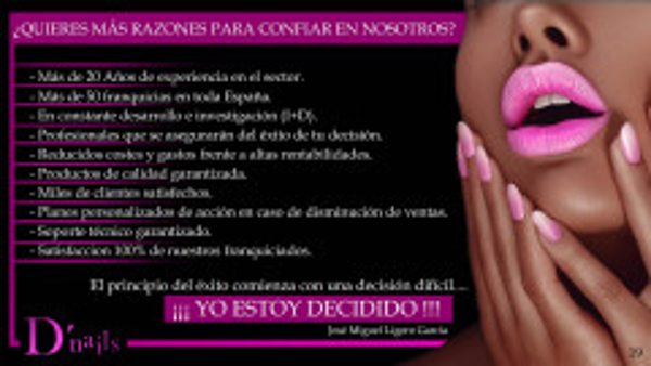 Franquicia D´nails Franquicia D´nails