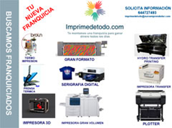 Franquicia Imprime de Todo Franquicia Imprime de Todo