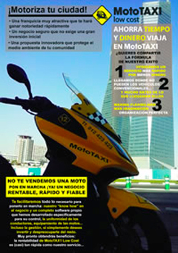 Franquicia Moto Taxi Low Cost