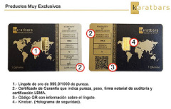 Franquicia Karatbars Oro Físico Franquicia Karatbars Oro Físico