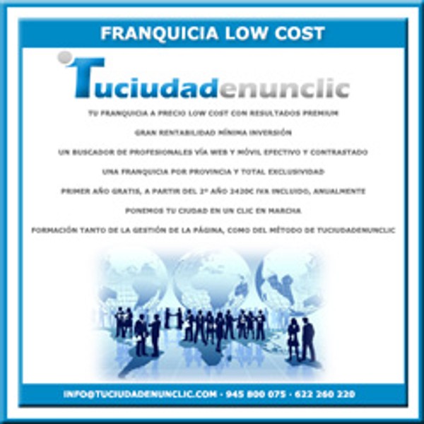 Franquicia Tu Ciudad en un Clic Franquicia Tu Ciudad en un Clic