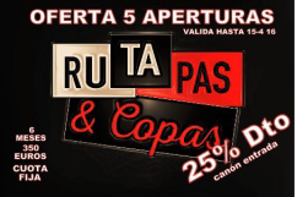 Franquicia Rutapas & Copas