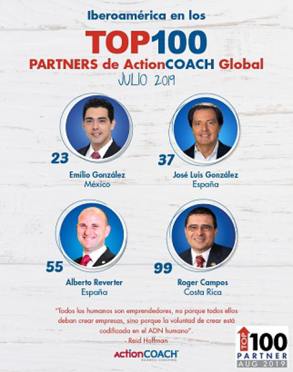 Excelencia de la franquicia ActionCOACH está siempre presente en el ranking global de la firma de Coaching de Negocios