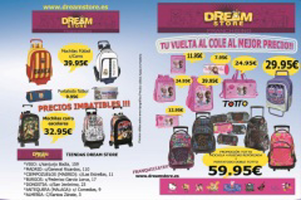 TU VUELTA AL COLE CON DREAM STORE