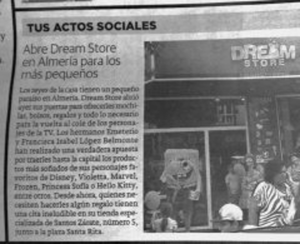 LA PRENSA ESTUVO PRESENTE EN LA INAUGURACION DE DREAM STORE&#8207;