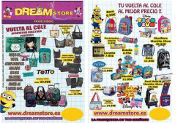 LA VUELTA AL COLE AL MEJOR PRECIO CON DREAM STORE