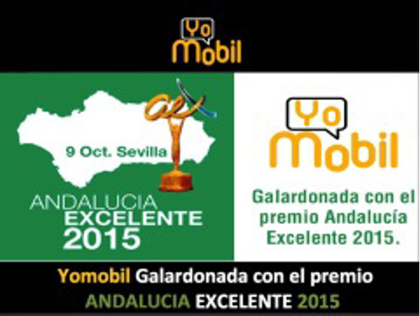 Yomobil, galardonada con el premio Andalucía Excelente 2015