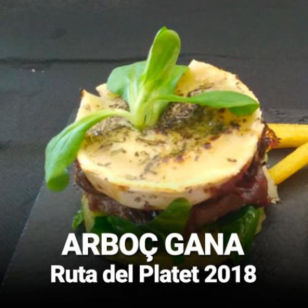 La Andaluza de Arboç (Tarragona) ganadora del premio a la tapa más original de la Ruta del Platet 2018