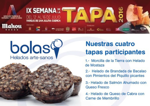 Bolas, Gastronomía Gourmet en helado