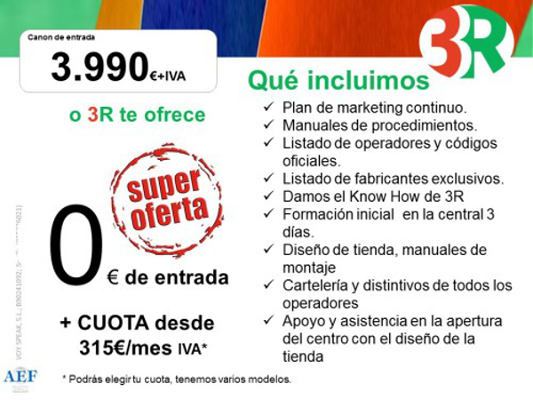 3R LANZA SU NUEVA PROMOCION