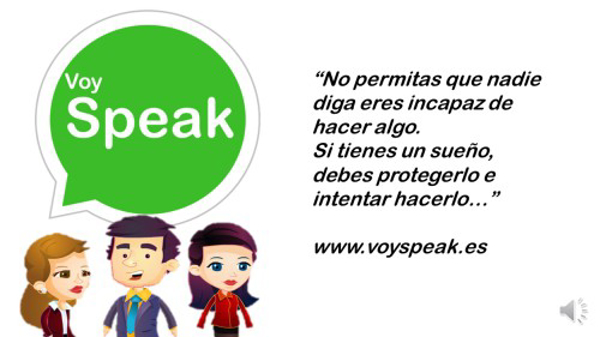 ¡VOY SPEAK TE AYUDA! vive como un emprendedor y no mueras por emprender.