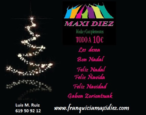 Feliz Navidad desde Maxi Diez