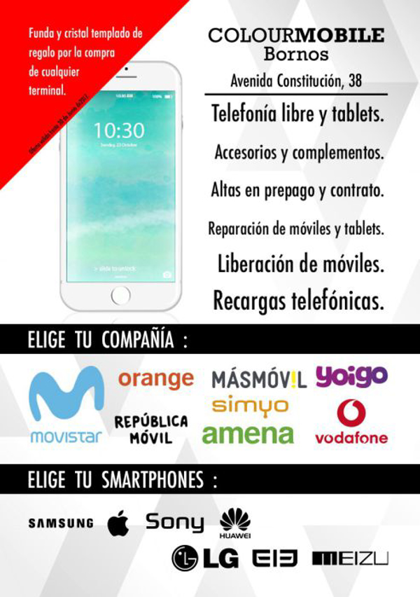 COLOURMOBILE inaugura una nueva tienda en Bornos, la cuarta tienda en Cadiz.