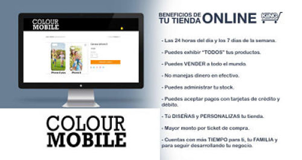 Las tiendas de telefonía COLOURMOBILE contaran con tienda online.
