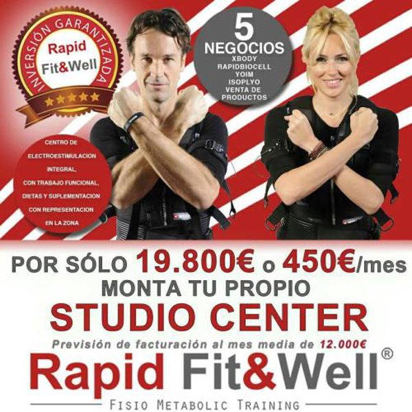 www.rapidfitwell.com  Franquicia internacional de entrenamiento avanzado y nutricion avanzada, ems, entrenamiento funcional y dietas
