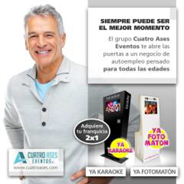 Grupo Cuatro Ases Eventos HOY te financia el 50% de la franquicia