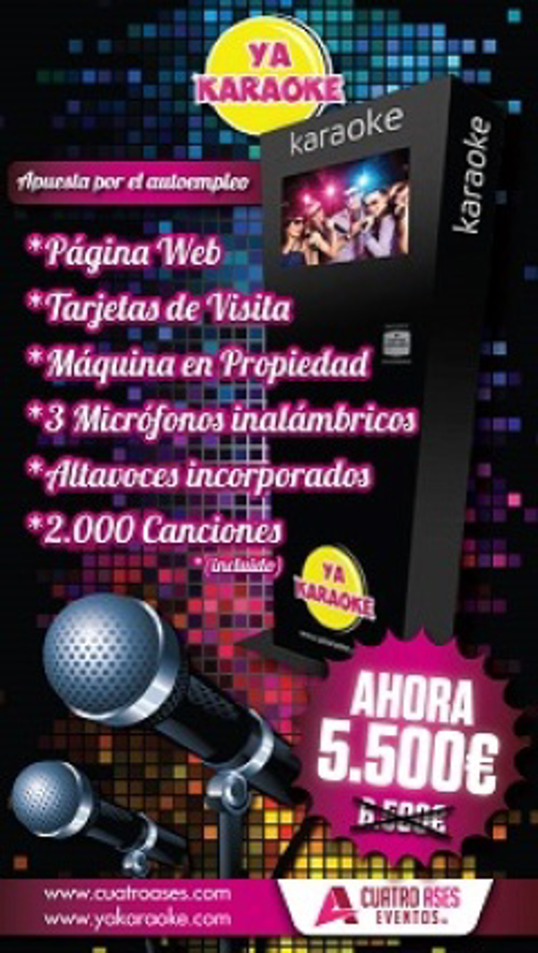 OPORTUNIDAD DEL AÑO, ADQUIERE TU FRANQUICIA DE YAKARAOKE
