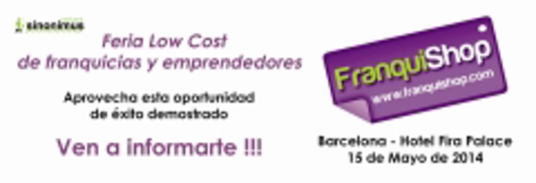 SINONIMUS PARFUMS participa en la feria Franquishop  de Barcelona