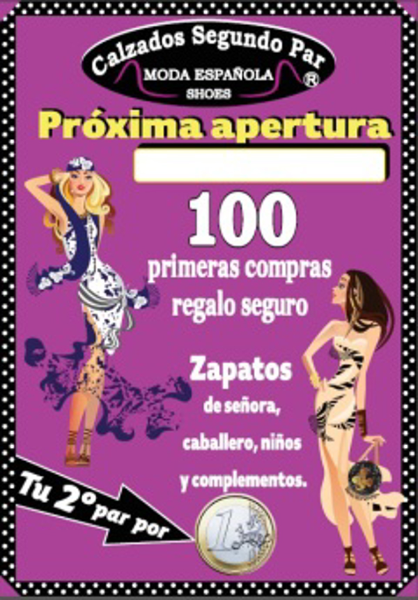 CALZADOS SEGUNDO PAR 1€ ®