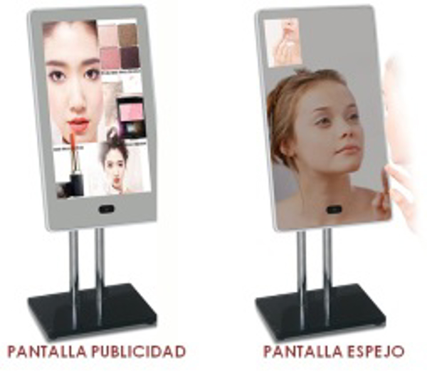 Presentación de última novedad en Motola: Pantalla Publicidad-espejo