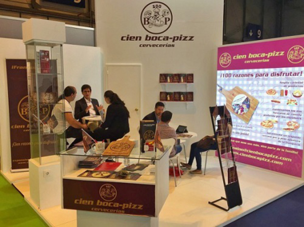 Gran acogida en Expofranquicias para la franquicia Cien Boca-Pizz