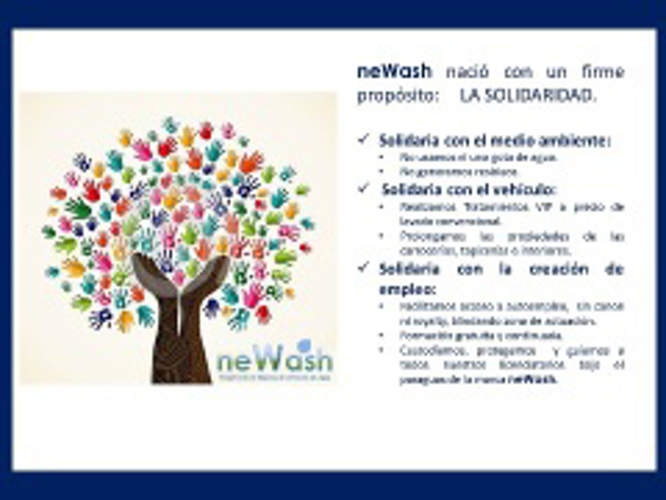 En 2015 NeWash elige la solidaridad