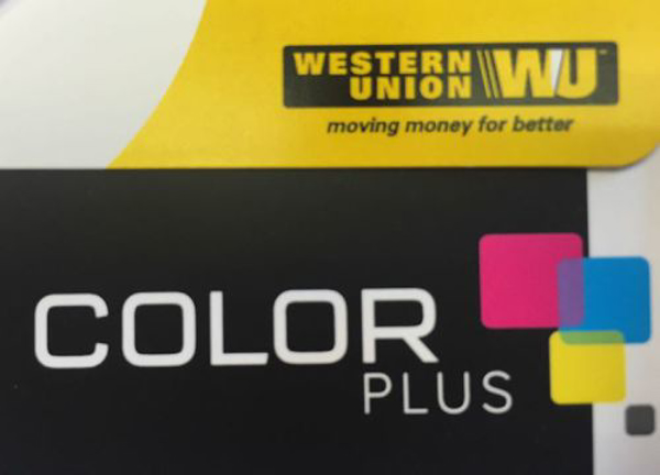 Acuerdo  entre Western Unión y Color Plus