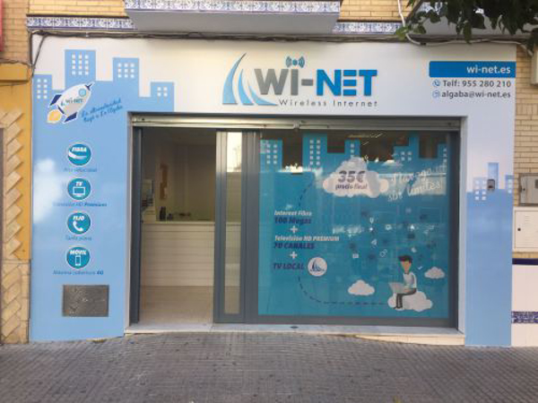 WI-NET REINAUGURA SU OFICINA DE LA ALGABA (SEVILLA)