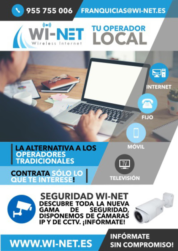 WI-NET completa su portfolio de servicios con la inclusión de sistemas de seguridad para particulares y empresas.
