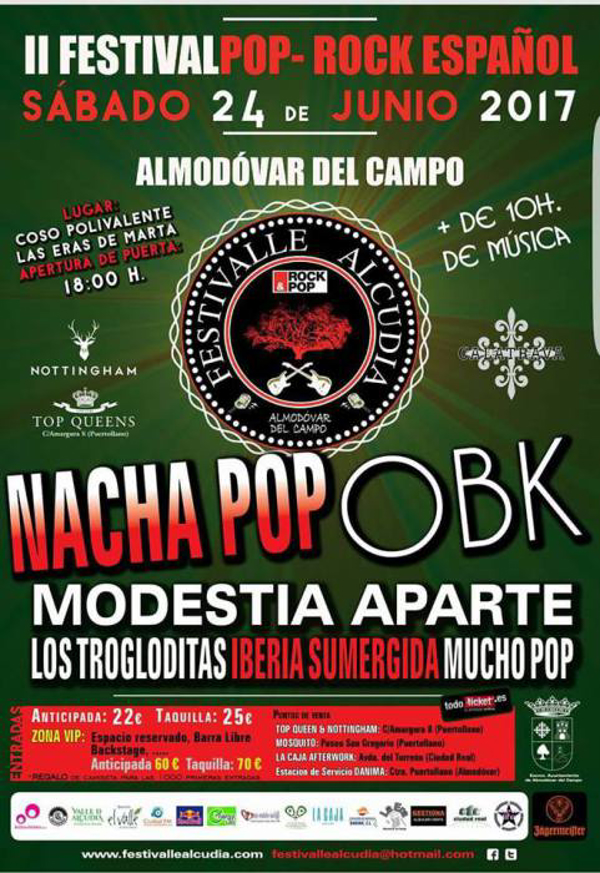 No Estés Sol@, PATROCINADOR DEL II FESTIVAL POP-ROCK ESPAÑOL