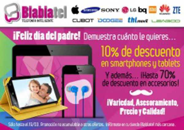 Blablatel ofrece descuentos de hasta el 70% en accesorios y gadgets