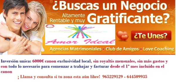 Amor Ideal busca franquiciados/as para diferentes zonas.