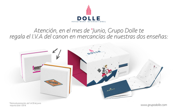 El Grupo Dolle (DE5En5 y 9Noventay9) te regala 1.200 € en mercancía durante el mes de Junio