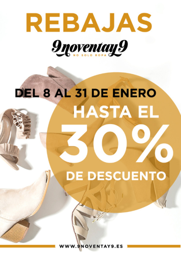¡Rebajas en 9noventay9!