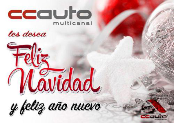 Desde todo el Equipo de CCauto Multicanal les deseamos Felices Fiestas.