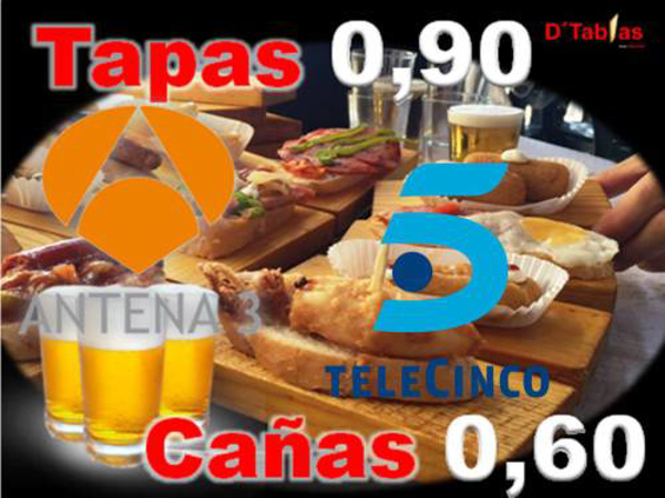 D`Tablas en Tele5 y Antena3