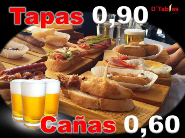 D´Tablas franquicia hostelera SIN CANON DE ENTRADA-SIN PAGOS MENSUALES