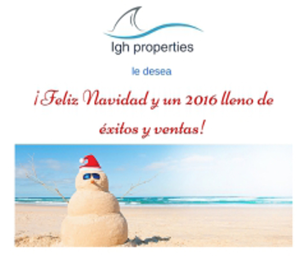 Igh Properties os desea ¡Feliz Navidad y Próspero Año Nuevo!