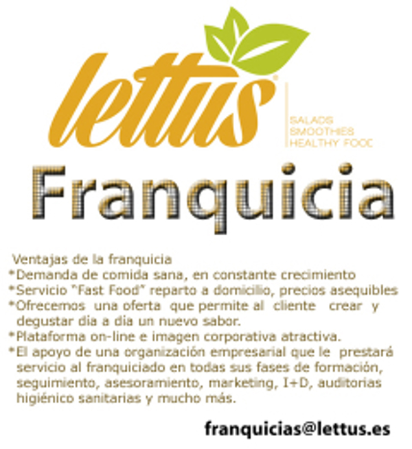 Lettus Salads cambia el mercado de la comida rápida a 100% saludable