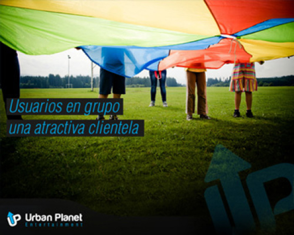 Usuarios en grupo, una atractiva clientela
