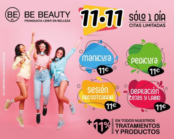 BE BEAUTY, Franquicia líder en belleza, celebra el SingleDay