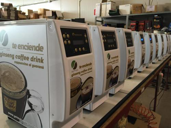 Yoim Ginseng Coffee ya esta instalado en 65000 cafeterias en Italia