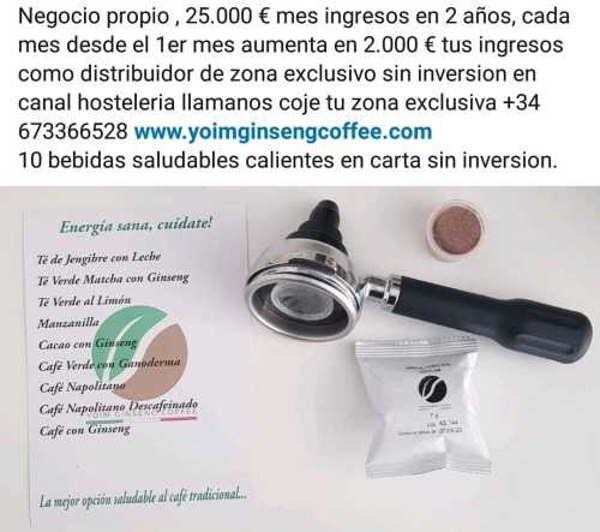 Distribucion horeca sin invertir 15.000 € mes garantizados en restaurantes grandes