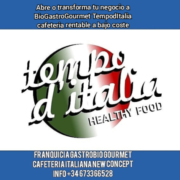 Franquicia TempoDItalia.com nueva incorporacion en YoimGinsengCoffee.com Decafood.es