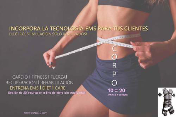 Rapid Massage- Ems Stetic-diet center amplia a 2 equipos de masaje y electroestimulacion por centro reduciendo el precio