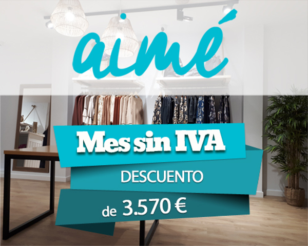 Llega el Mes Sin IVA en la franquicia AIMÉ